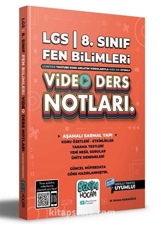 2022 LGS 8.Sınıf Fen Bilimleri Video Ders Notları (Konu Anlatımı)