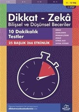 10 Dakikalık Testler (11 - 12 Yaş 3. Kitap, 266 Etkinlik) / Dikkat - Zeka