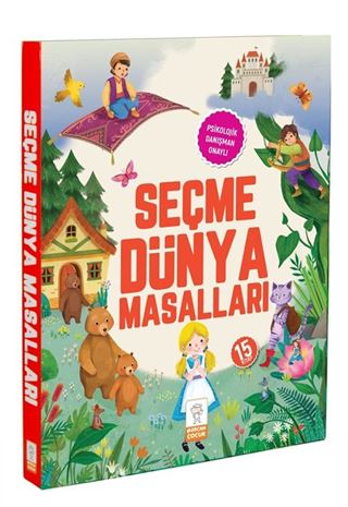 Seçme Dünya Masalları Resimli (15 Kitap Set) (5, 6, 7 Yaş ve Üstü)