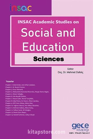 Insac Academic Studies on Social and Education Sciences