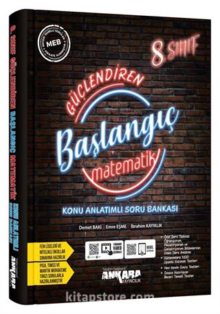 8. Sınıf Güçlendiren Başlangıç Matematik Konu Anlatımlı Soru Bankası