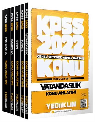 2022 KPSS Genel Yetenek Genel Kültür Konu Anlatımlı Modüler Set