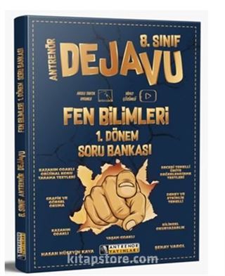 LGS 8.Sınıf Fen Bilimleri 1.Dönem Dejavu Soru Bankası