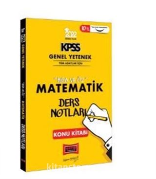 2022 KPSS Lisans Genel Yetenek Matematik Kısa ve Öz Ders Notları