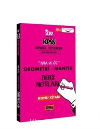 2022 KPSS Lisans Genel Yetenek Geometri ve Sayısal Mantık Kısa ve Öz Ders Notları