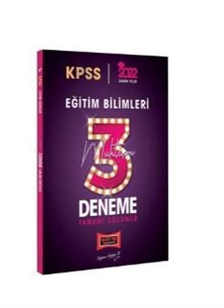 2022 KPSS Eğitim Bilimleri Tamamı Çözümlü Muhteşem 3 Deneme