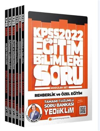 2022 KPSS Eğitim Bilimleri Tamamı Çözümlü Soru Bankası Modüler Set