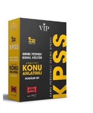 2022 VİP KPSS GY GK Konu Anlatımlı Modüler Set