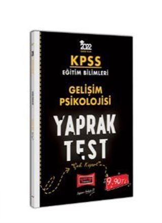 2022 KPSS Eğitim Bilimleri Gelişim Psikolojisi Yaprak Test