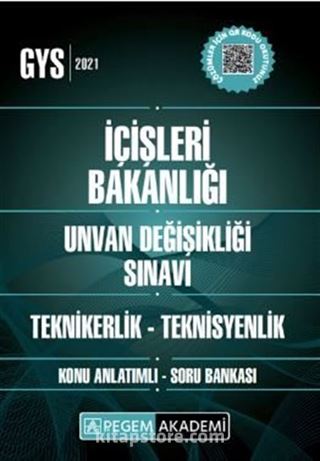 İçişleri Bakanlığı Unvan Değişikliği Değişikliği Sınavı Konu Anlatımlı Soru Bankası Teknikerlik - Teknisyenlik