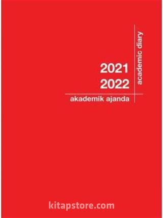 2021-2022 Akademik Ajanda Kırmızı