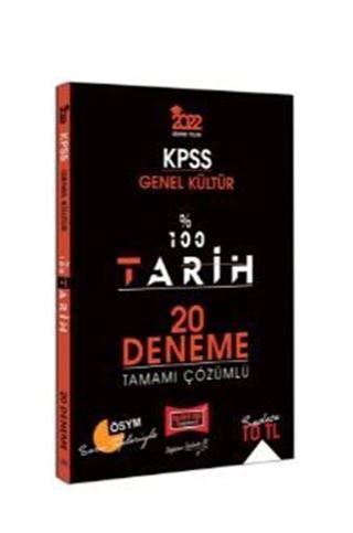 2022 KPSS Genel Kültür %100 Tarih Tamamı Çözümlü 20 Deneme