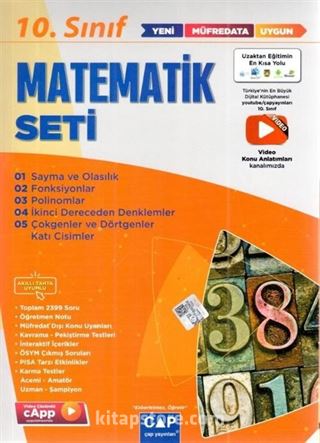 10.Sınıf Matematik Anadolu Seti