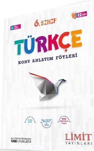 6.Sınıf Türkçe Konu Anlatım Föyleri 12 Föy