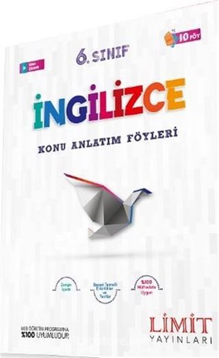 6.Sınıf İngilizce Konu Anlatım Föyleri 10 Föy