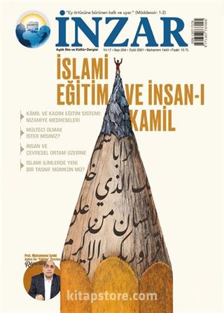 İnzar Dergisi Sayı: 204 - Eylül 2021