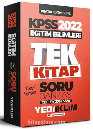 2022 KPSS Pratik Eğitim Serisi Eğitim Bilimleri Tek Kitap Soru Bankası