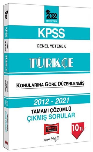 2022 KPSS Genel Yetenek Türkçe Tamamı Çözümlü Çıkmış Sorular