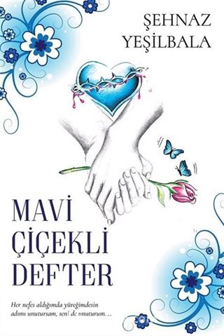 Mavi Çiçekli Defter