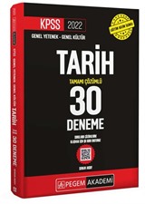 2022 KPSS Genel Yetenek - Genel Kültür Tarih 30 Deneme