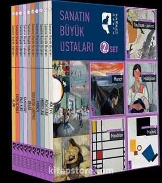 Sanatın Büyük Ustaları (2.Set 10 Kitap)