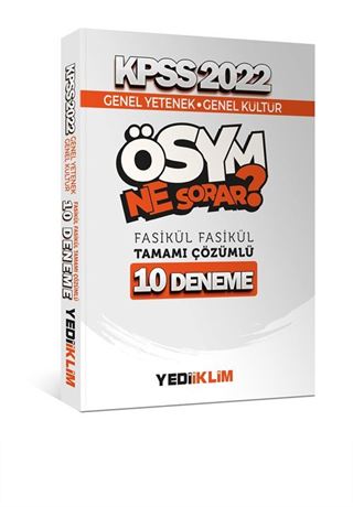 2022 KPSS Genel Yetenek Genel Kültür Ösym Ne Sorar Tamamı Çözümlü 10 Fasikül Deneme