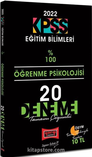 2022 KPSS Eğitim Bilimleri Öğrenme Psikolojisi Tamamı Çözümlü 20 Deneme