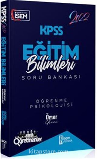 2022 KPSS Eğitim Bilimleri Öğrenme Psikolojisi Çözümlü Soru Bankası