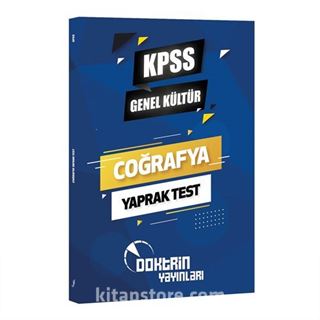 2022 KPSS Coğrafya Yaprak Test