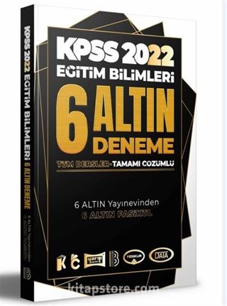 2022 KPSS Eğitim Bilimleri Tamamı Çözümlü 6 Altın Deneme