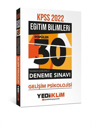 2022 KPSS Eğitim Bilimleri Gelişim Psikolojisi Tamamı Çözümlü