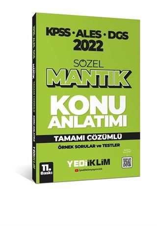 2022 KPSS-ALES-DGS Sözel Mantık Konu Anlatımı