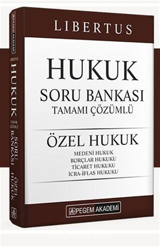 2022 KPSS A Grubu Libertus Hukuk Tamamı Çözümlü Soru Bankası ( Özel Hukuk )