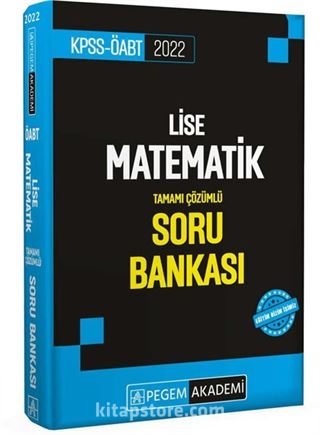 2022 KPSS ÖABT Lise Matematik Soru Bankası