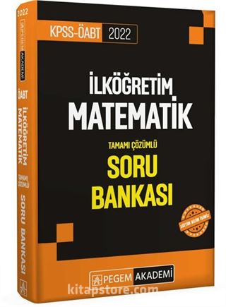 2022 KPSS ÖABT İlköğretim Matematik Soru Bankası