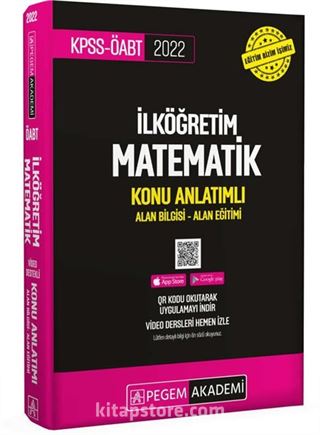 2022 KPSS ÖABT İlköğretim Matematik Konu Anlatımlı (4 Kitap)