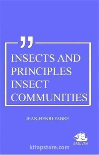 Insects And Principles Insect Communities