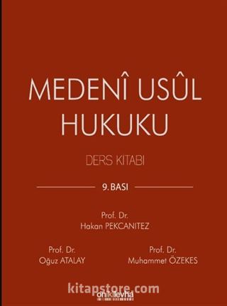 Medeni Usul Hukuku Ders Kitabı