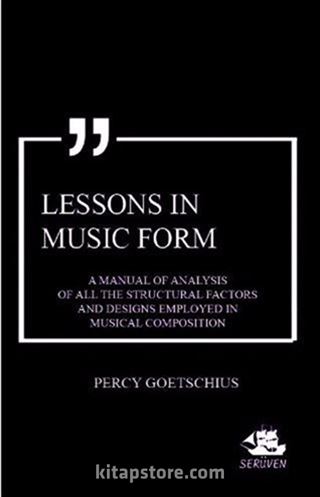 Lessons in Music Form