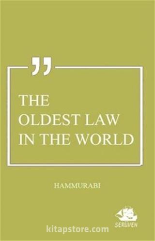 The Oldest Law In The World