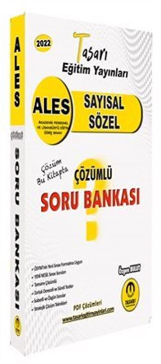 2022 ALES Sayısal Sözel Çözümlü Soru Bankası