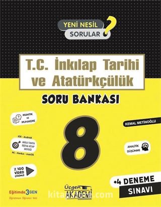 8. Sınıf T. C. İnkılap Tarihi ve Atatürkçülük Soru Bankası