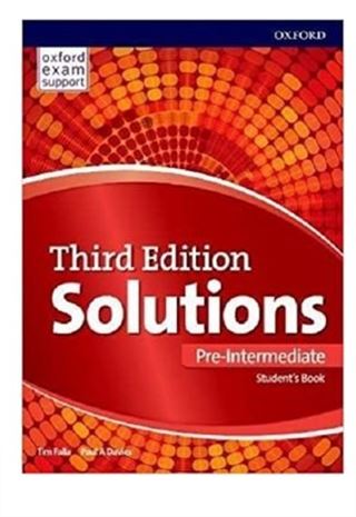 Solutions Pre-Intermediate Student's Book with Online Practice Kit