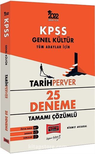 2022 KPSS Genel Kültür TarihPerver Tamamı Çözümlü 25 Deneme