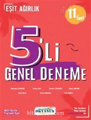 11. Sınıf 5'li Eşit Ağırlık Deneme