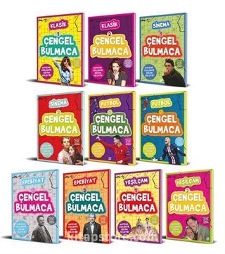 Konulu Çengel Bulmaca Seti (10 Kitap Takım)