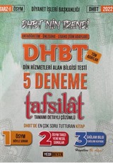 2022 DHBT Tafsilat Tamamı (Detaylı) Çözümlü (5 Deneme)