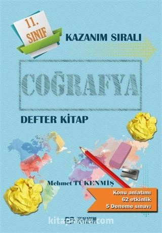 11.Sınıf Coğrafya Kazanım Sıralı Defter Kitap