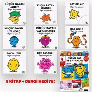 Küçük Bay ve Bayanlar Eğlenceli Set (8 Kitap)