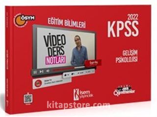 2022 KPSS Eğitim Bilimleri Gelişim Psikolojisi Video Ders Notu